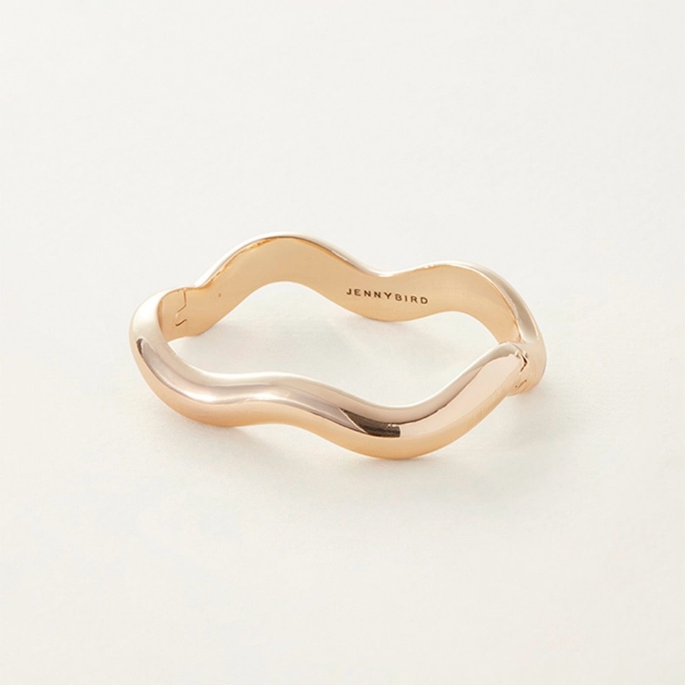 Jenny Bird Gold Ola Bangle - Picture 2 of 12
